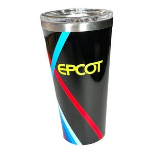 2022 Disney Parks Epcot Spaceship Earth Rainbow Corkcicle Tumbler